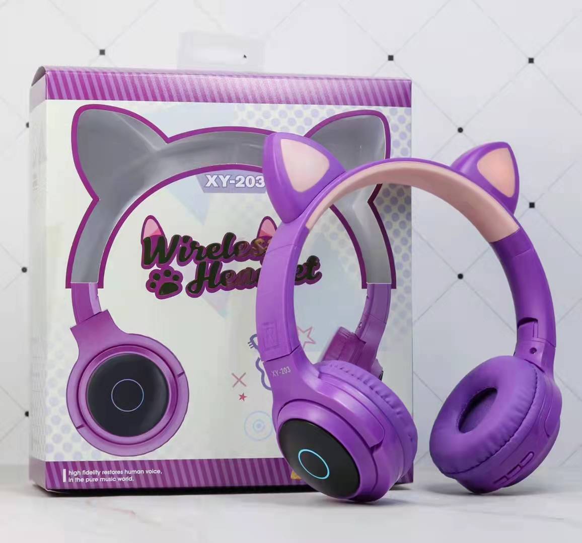 Cat Ear Gaming Headset with Mic